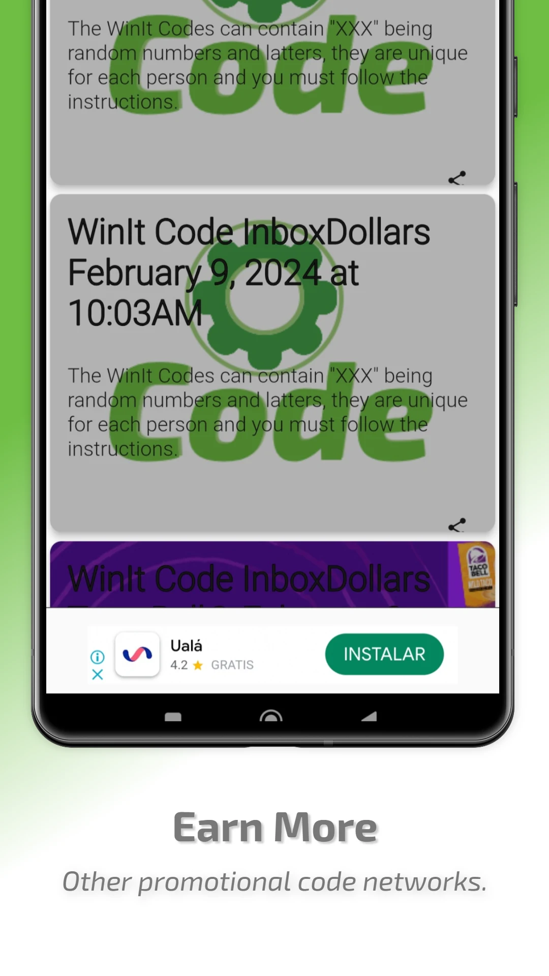WinIt - Code Center screenshot